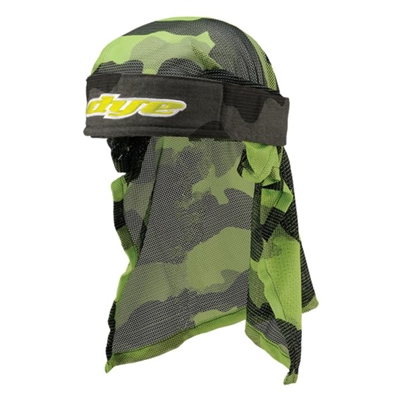 Dye Paintball Headwrap - Bomber - Grey / Lime