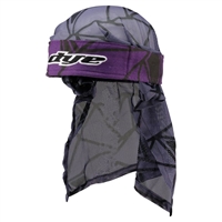 Dye Paintball Headwrap - Infused - Purple / Black / Grey
