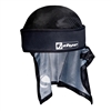 A Dye x Halo paintball head wrap in the all black colorway.