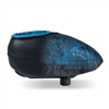 A Bunkerkings CTRL 2 electronic paintball loader in the ice highlander colorway.