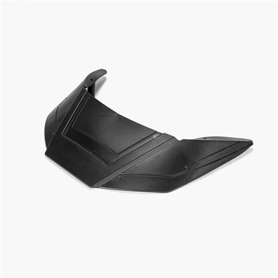 OEM replacement ZERO visor. SLD series durometer. Solid black. Includes all mounting hardware (both magnets and screws).
