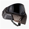 A CRBN ZERO PRO paintball mask in the Graphite colorway.