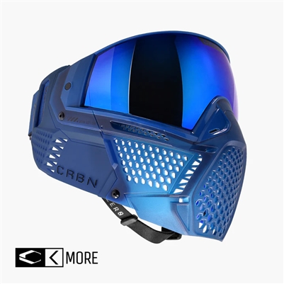 A CRBN ZERO PRO paintball mask in the Tidal colorway.