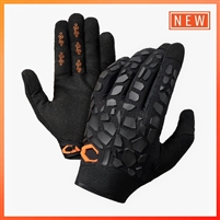 A pair of CRBN SC Pro paintball gloves.