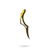 An Infamous Deuce 1R DNA Trigger for Planet Eclipse paintball markers. The trigger is gold.