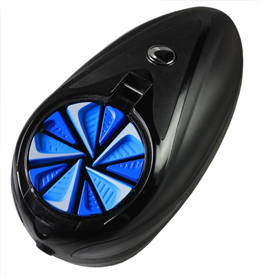 An Exalt FastFeed for Dye Rotor and Dye LT-R paintball hoppers.