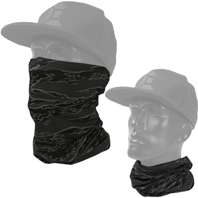 Exalt Multi-Purpose Neck Gaiter & Cloth Face Covering - Night Tiger