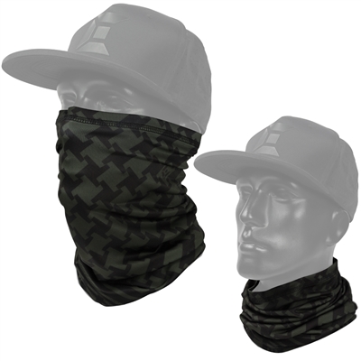 Exalt Multi-Purpose Neck Gaiter & Cloth Face Covering - Olive Keffiyeh