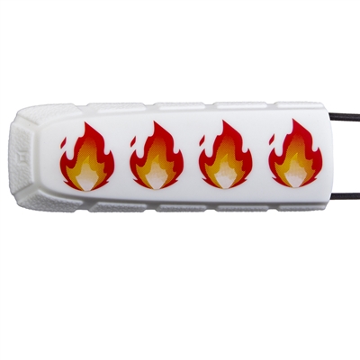 Exalt Bayonet - LE Series - Fire Emoji (White)