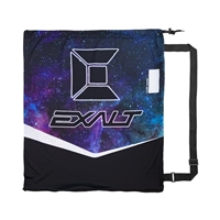 A pod and laundry bag from Exalt Paintball. The bag is adjustable and doubles as a changing mat.