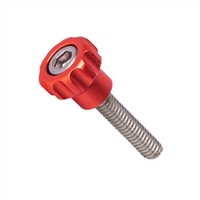 Designed to make adjusting your feedneck tension quick and painless, the Exalt Thumbscrew features an aluminum anodized oversized knob atop tough steel threads to guarantee durability and longevity in the field.