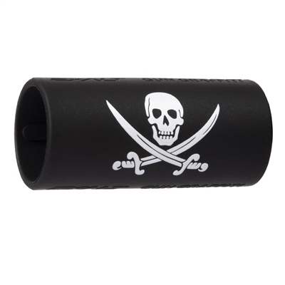 An Exalt Gun Graffiti Barrel Band in the Jolly Roger Pirate colorway.