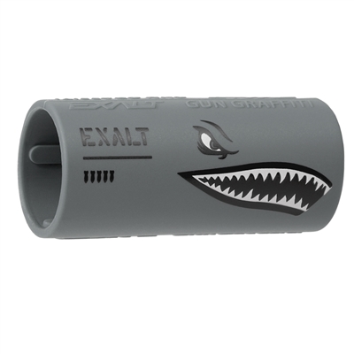 An Exalt Gun Graffiti Barrel Band in the Warhawk Grey colorway.