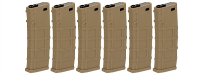 Lonex 30 Round Real-Cap M4/M16 Magazine 6 Pack