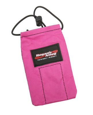 A barrel cover / barrel sock with out store's logo on it. The barrel cover has a reinforced tip and a nylon cord with a locking tab. Fits over standard paintball marker barrel tips.