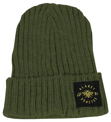 Planet Eclipse Worker Beanie - Moss Green