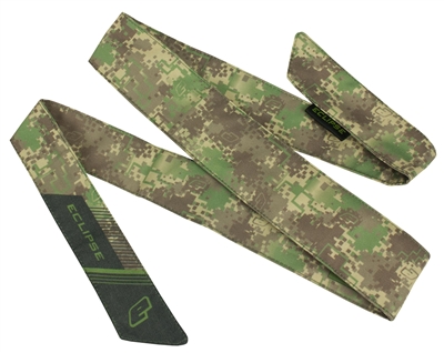 A Planet Eclipse paintball headband with terry cloth sweat pad.