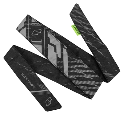 A Planet Eclipse paintball headband with terry cloth sweat pad.