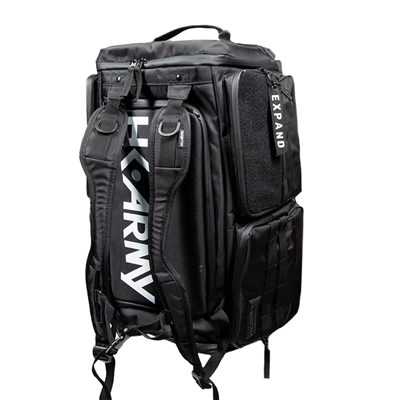 An HK Army Expand 35L backback in the Stealth / Black colorway.