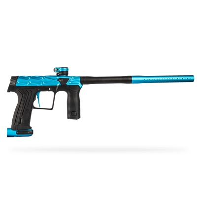 An HK Army Etha3 MTL Hive electronic paintball marker. The Abyss colorway is teal and black.