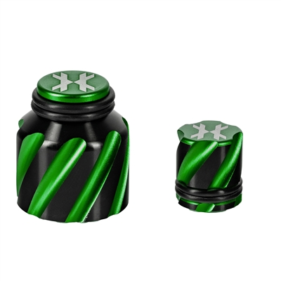An HK Army Elite Protector Kit. The kit includes a matching black & green thread guard and fill nipple cover.