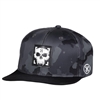 The HK Army Snapback features a custom quarter twill with 6 panel baseball cap construction. The design details include 3D embroidered logo on the front, embroidered HK Army icon on the side and an easy adjust snap strap at back.