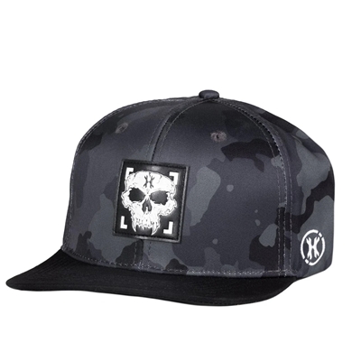 The HK Army Snapback features a custom quarter twill with 6 panel baseball cap construction. The design details include 3D embroidered logo on the front, embroidered HK Army icon on the side and an easy adjust snap strap at back.
