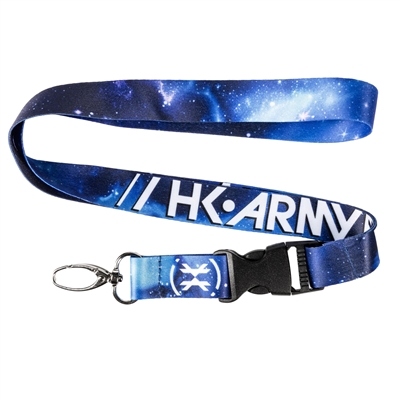 An HK Army lanyard / keychain in the Galaxy colorway.