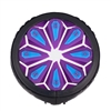An HK Army Universal Epic Speed Feed in the Arctic colorway. The speed feed has a black ring with purple and cyan rubber fingers.