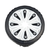 An HK Army Universal Epic Speed Feed in the Storm Trooper colorway. The speed feed has a black ring with white and black  rubber fingers.