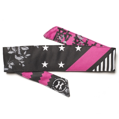 HK Army paintball headbands measure 43 inches in length and are 2.5 inches wide, so they always provide a perfect fit. Each headband features a terry cloth sweat band that absorbs sweat, provides a bit of padding, and helps keep you cool while you play.