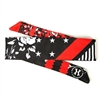 HK Army paintball headbands measure 43 inches in length and are 2.5 inches wide, so they always provide a perfect fit. Each headband features a terry cloth sweat band that absorbs sweat, provides a bit of padding, and helps keep you cool while you play.
