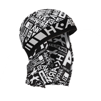 â€‹Constructed from 4-way stretch material, the Skull Wrap features a micro-mesh back back that releases heat, as well as an elastic headband absorbs, wicks, and quickly evaporates moisture to keep you cool on and off the field.