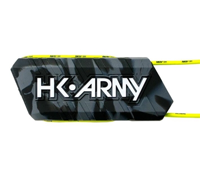 An HK Army Ball Breaker barrel blocker in the Charcoal colorway.