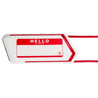 An HK Army Ball Breaker barrel blocker in the My Name Is colorway.