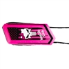 An HK Army Ball Breaker barrel blocker in the Punisher Kitty colorway.