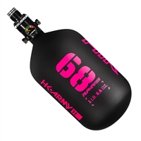 An HK Army Alpha Air 68/4500 HPA tank in the Viper colorway.