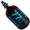 An HK Army Alpha Air 77/4500 HPA tank in the Abyss colorway.