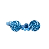 A set of machined aluminum goggle screws for HK Army KLR and JT Proflex paintball masks. The screws are blue.