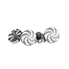 A set of machined aluminum goggle screws for HK Army KLR and JT Proflex paintball masks. The screws are silver.