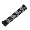 An HK Army woven elastic goggle strap for JT Proflex paintball masks. The strap is black with a grey skull pattern.