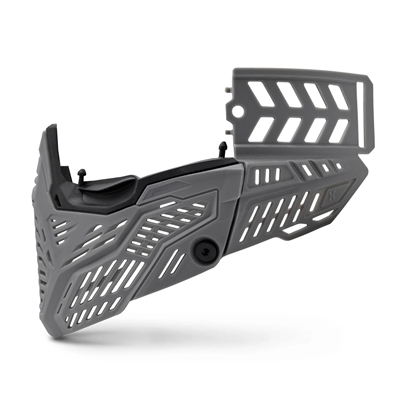 A Grey HK Army Lower Kit for JT Proflex paintball masks.