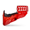 A Ghost Red Translucent HK Army Lower Kit for JT Proflex paintball masks.