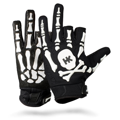 â€‹â€‹â€‹HK Army Bones Gloves are designed with the paintball player in mind. Engineered for high performance, comfort, and superior durability. Available at Hogan's Alley Paintball.