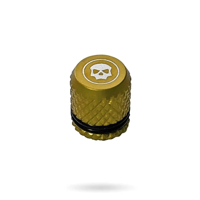 An Infamous Pro DNA aluminum fill nipple cover. Dust gold.