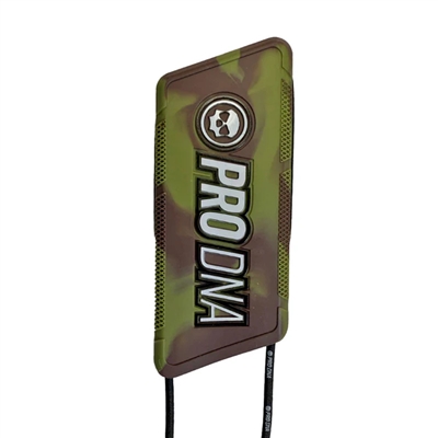 An Infamous Pro DNA premium silicone paintball marker barrel blocker.