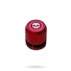 An Infamous Pro DNA aluminum fill nipple cover. Dust red.