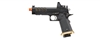 Lancer Tactical Heracles Hi-Capa Gas Blowback Airsoft Pistol - Black/Gold w/ Reflex Dot