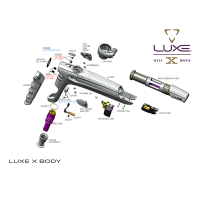 Luxe X Regulator Cover - Black (LUX505)