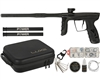 A DLX Luxe Aire paintball gun in dust black.